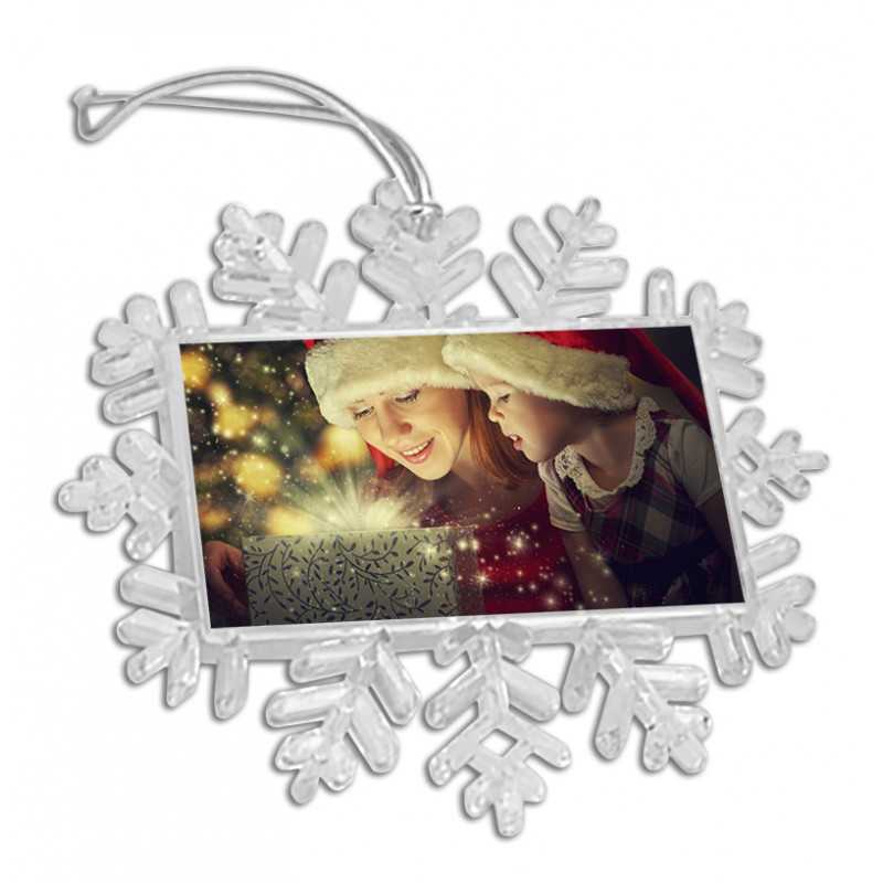ADDOBBO NATALE FIOCCO DI NEVE PERSONALIZZATO ADDOBBO NATALE FIOCCO DI NEVE PERSONALIZZATO