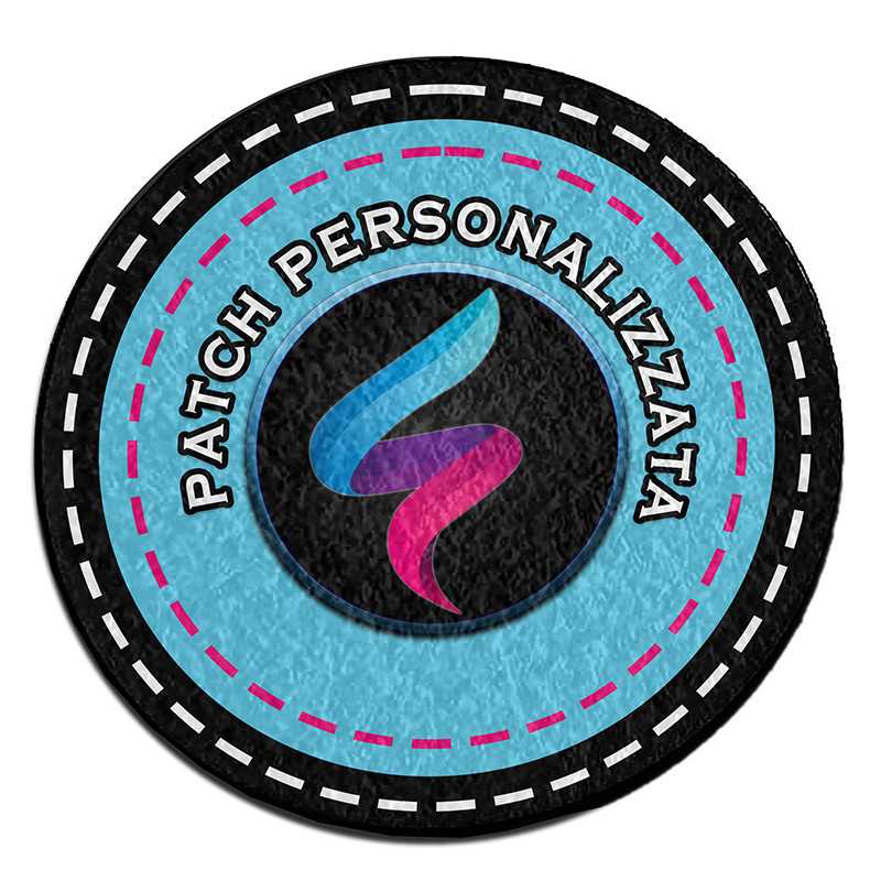 PATCH PERSONALIZZATA T-SHIRT TOPPA ROTONDA LOGO PATCH PERSONALIZZATA T-SHIRT TOPPA ROTONDA LOGO