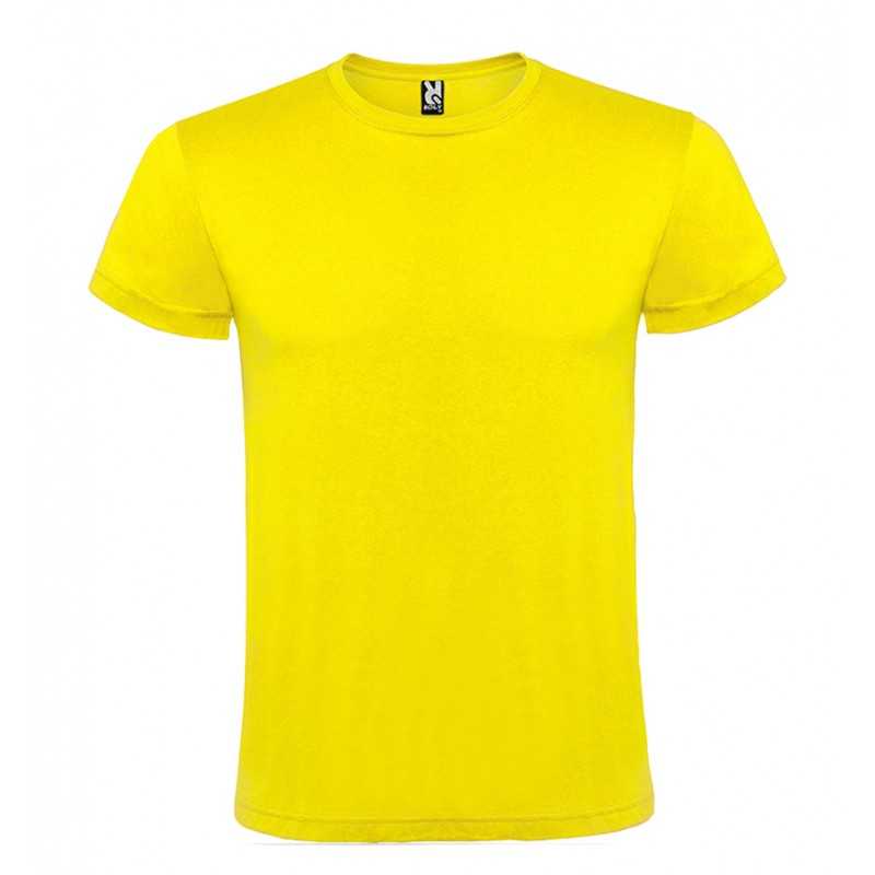 T-SHIRT UOMO COTONE 13 COLORI STAMPA PERSONALIZZATA COLORE GIALLO T-SHIRT UOMO COTONE 13 COLORI STAMPA PERSONALIZZATA COLORE GIALLO