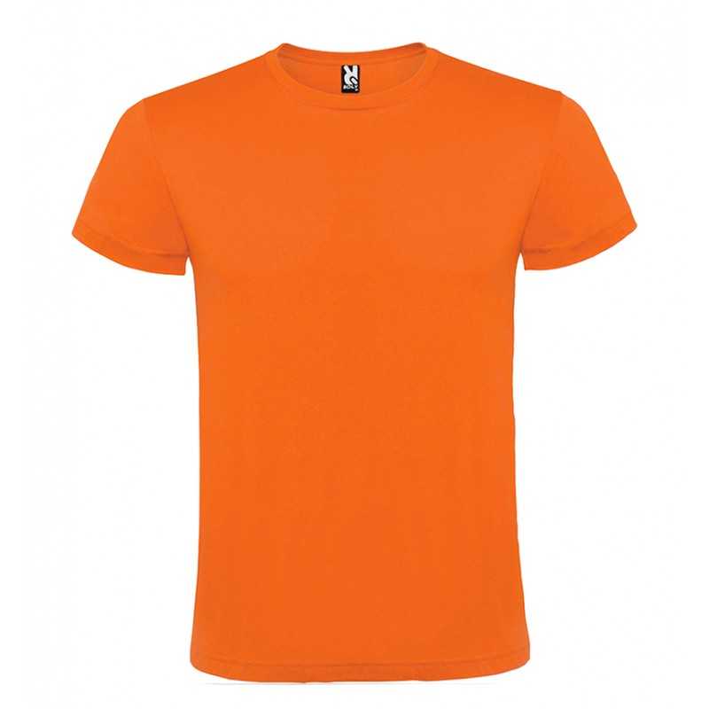 T-SHIRT UOMO COTONE 13 COLORI STAMPA PERSONALIZZATA COLORE ARANCIO T-SHIRT UOMO COTONE 13 COLORI STAMPA PERSONALIZZATA COLORE ARANCIO