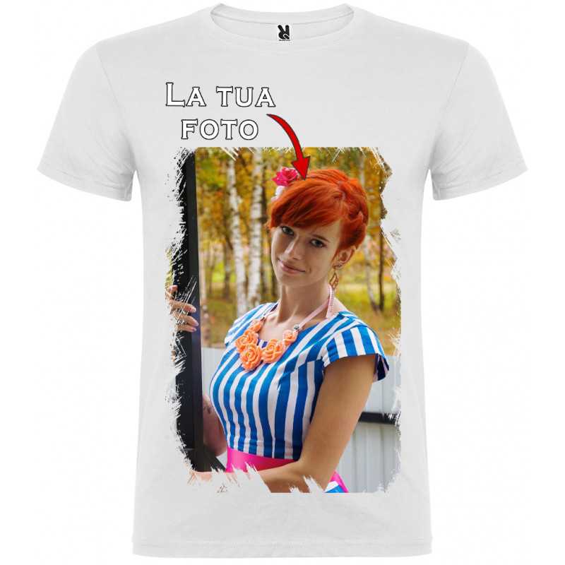 T-SHIRT COTONE 13 COLORI STAMPA PERSONALIZZATA FOTO T-SHIRT COTONE 13 COLORI STAMPA PERSONALIZZATA FOTO