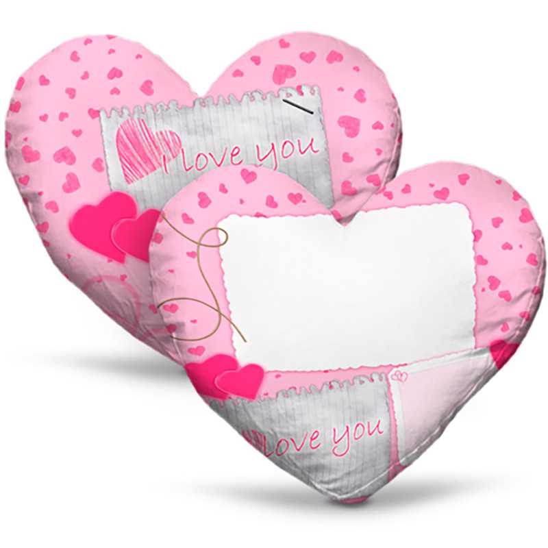 CUSCINO PERSONALIZZATO A CUORE FULL PRINT FOTO LOVE PINK CUSCINO PERSONALIZZATO A CUORE FULL PRINT FOTO LOVE PINK
