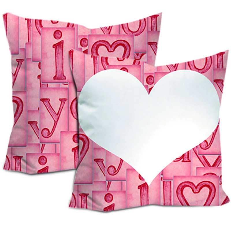 CUSCINO PERSONALIZZATO FULL PRINT LOVE CUORE LETTERE CUSCINO PERSONALIZZATO FULL PRINT LOVE CUORE LETTERE