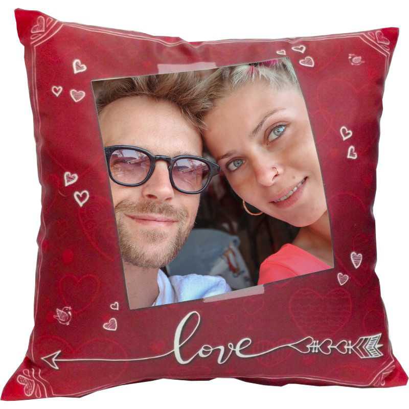 CUSCINO PERSONALIZZATO LOVE ARROW QUADRATO CUSCINO PERSONALIZZATO LOVE ARROW QUADRATO