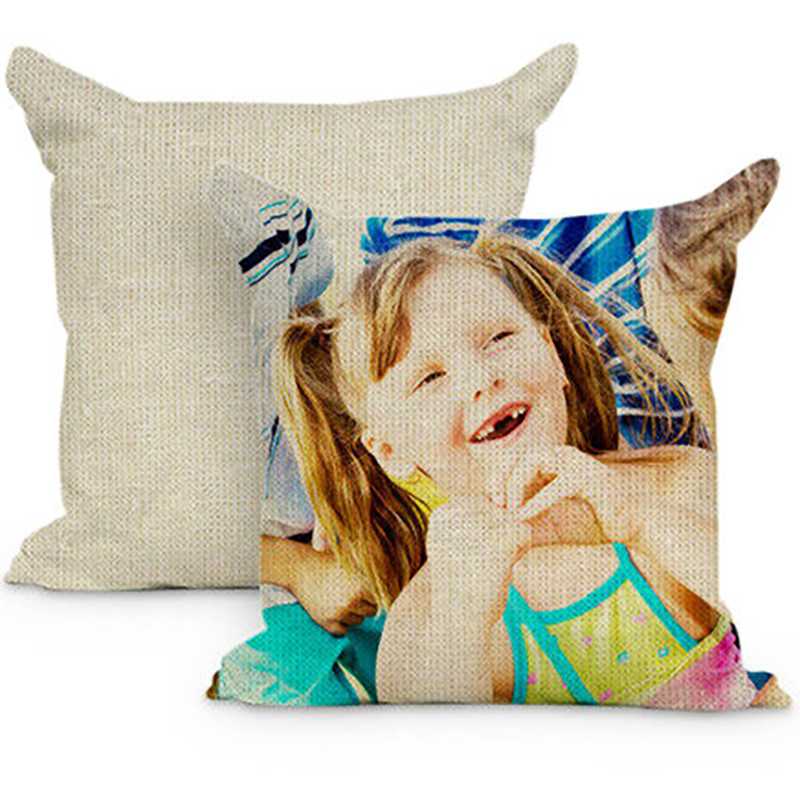 CUSCINO PERSONALIZZATO IN JUTA CON FOTO ALTA RISOLUZIONE CUSCINO PERSONALIZZATO IN JUTA CON FOTO ALTA RISOLUZIONE