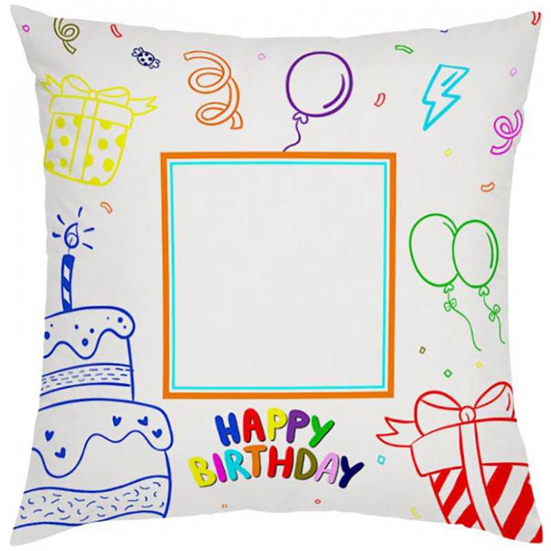 CUSCINO PERSONALIZZATO COMPLEANNO BIRTHDAY FRAME CUSCINO PERSONALIZZATO COMPLEANNO BIRTHDAY FRAME