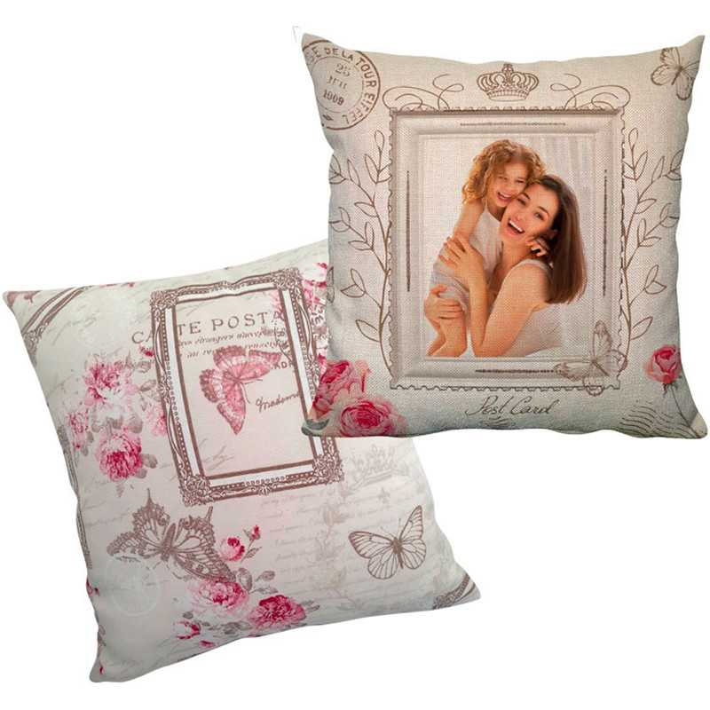 CUSCINO PERSONALIZZATO QUADRATO MAMMA FRANCOBOLLO CUSCINO PERSONALIZZATO QUADRATO MAMMA FRANCOBOLLO