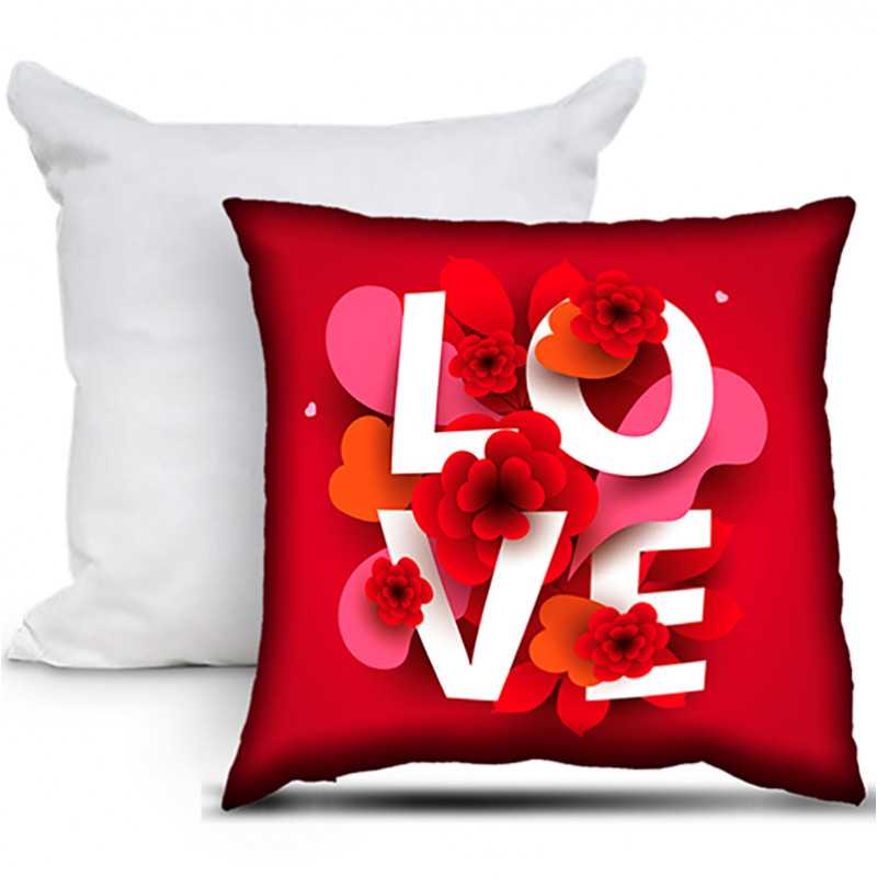 CUSCINO PERSONALIZZATO QUADRATO LOVE RED ROSE CUSCINO PERSONALIZZATO QUADRATO LOVE RED ROSE