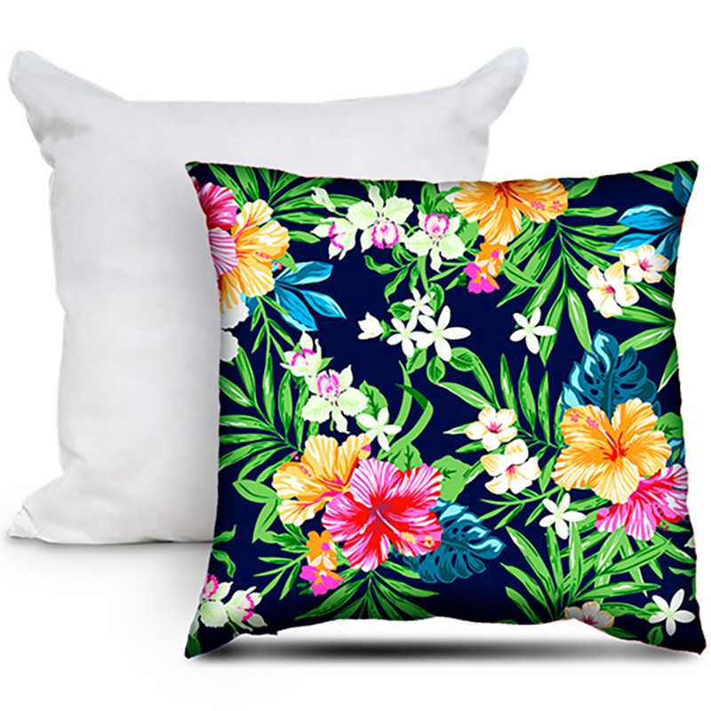 CUSCINO PERSONALIZZATO QUADRATO FIORI MULTICOLOR CUSCINO PERSONALIZZATO QUADRATO FIORI MULTICOLOR