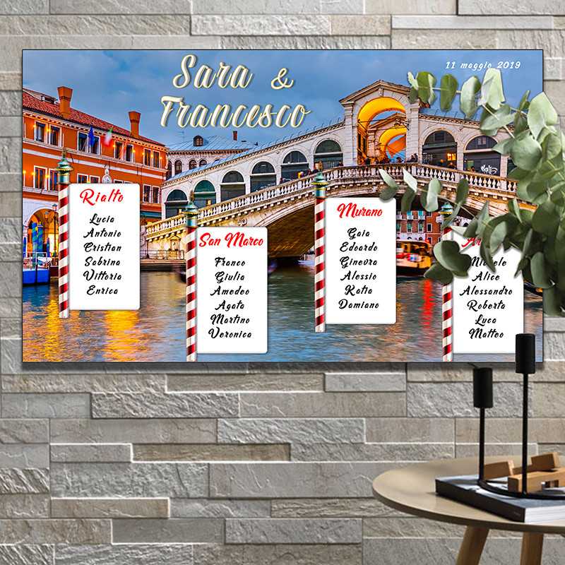 Tableau de Marriage matrimonio pannello alluminio Tableau de Marriage matrimonio pannello alluminio