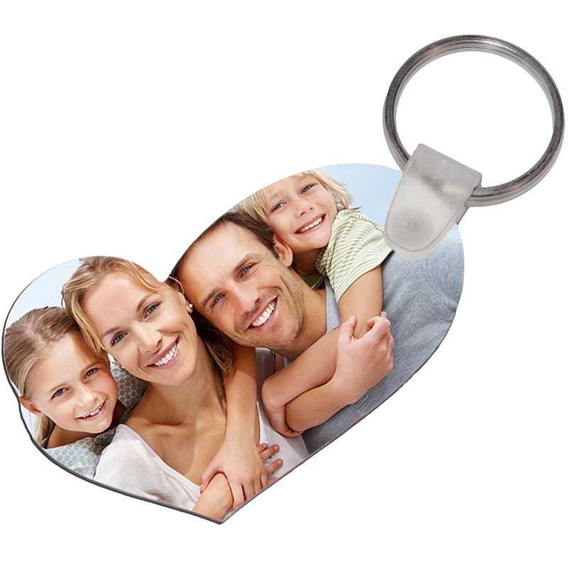 PORTACHIAVI PERSONALIZZATO IN FRP CON FOTO A CUORE LONGE PORTACHIAVI PERSONALIZZATO IN FRP CON FOTO A CUORE LONGE