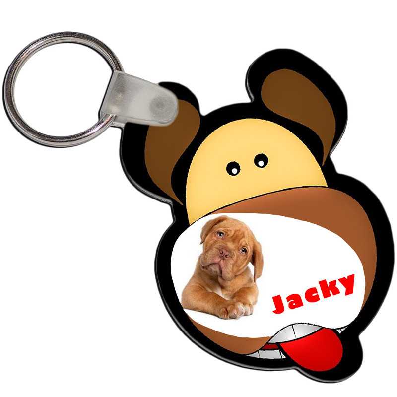 PORTACHIAVI PERSONALIZZATO IN FRP CON FOTO CAGNOLINO PORTACHIAVI PERSONALIZZATO IN FRP CON FOTO CAGNOLINO