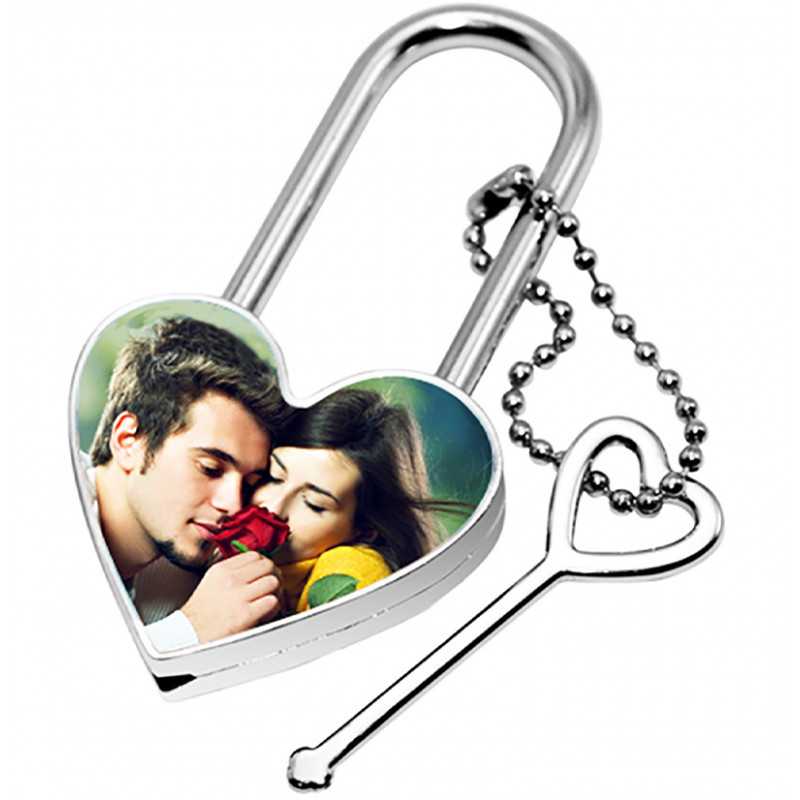 PORTACHIAVI LUCCHETTO PERSONALIZZATO A CUORE PORTACHIAVI LUCCHETTO PERSONALIZZATO A CUORE