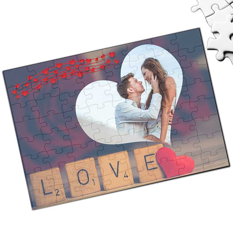 PUZZLE RETTANGOLARE PERSONALIZZATO LOVE LETTERS PUZZLE RETTANGOLARE PERSONALIZZATO LOVE LETTERS
