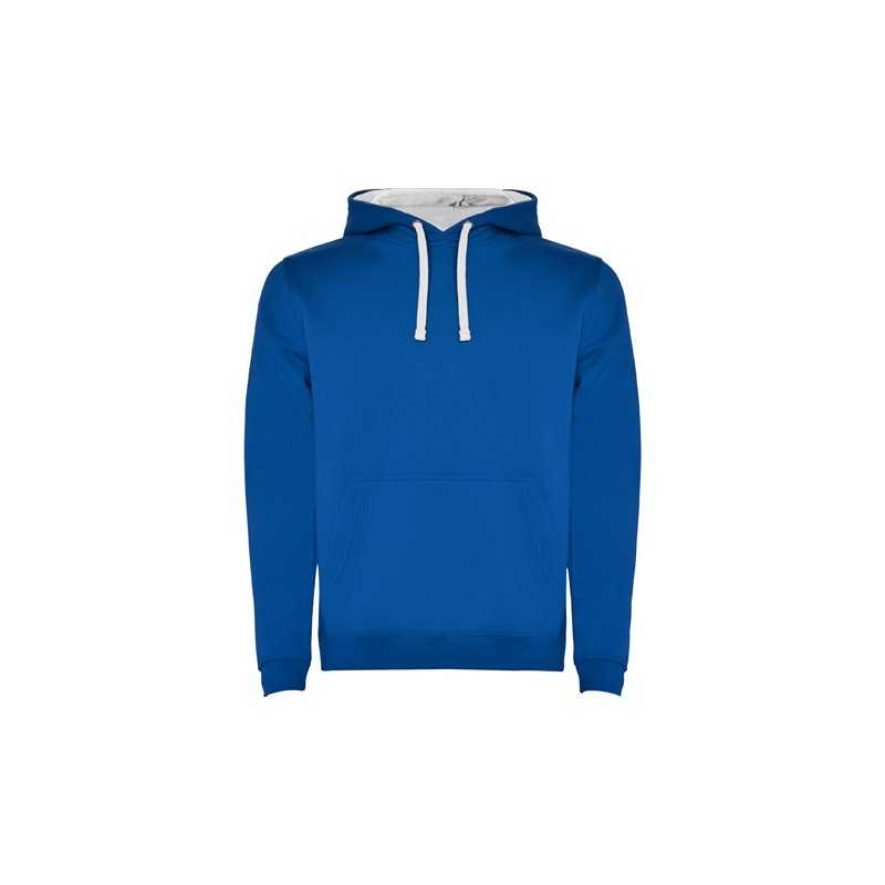 FELPA PERSONALIZZATA CON CAPPUCCIO URBAN COLORE BLU ROYAL FELPA PERSONALIZZATA CON CAPPUCCIO URBAN COLORE BLU ROYAL