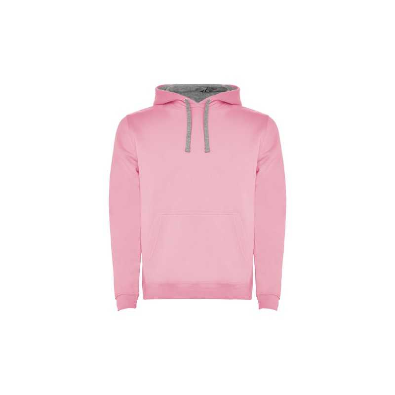 FELPA PERSONALIZZATA CON CAPPUCCIO URBAN COLORE ROSA FELPA PERSONALIZZATA CON CAPPUCCIO URBAN COLORE ROSA