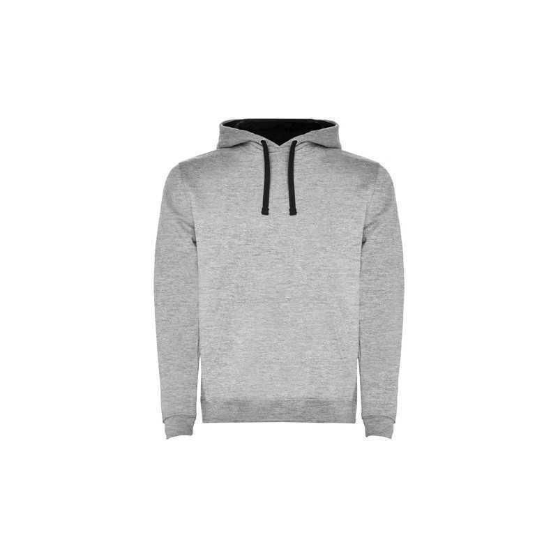 FELPA PERSONALIZZATA CON CAPPUCCIO URBAN COLORE GRIGIO FELPA PERSONALIZZATA CON CAPPUCCIO URBAN COLORE GRIGIO