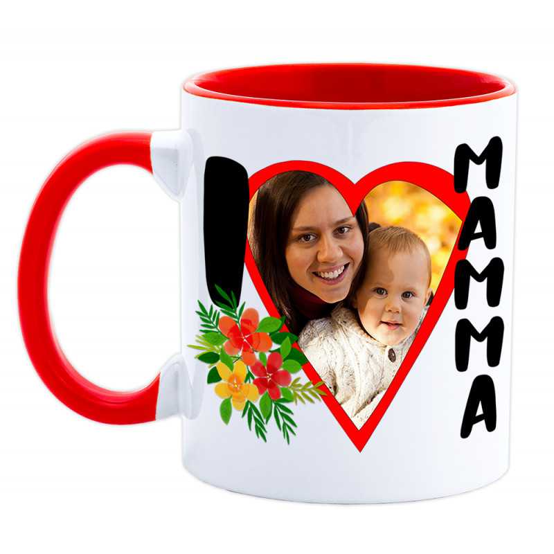 TAZZA MUG PERSONALIZZATA I LOVE MAMMA TAZZA MUG PERSONALIZZATA I LOVE MAMMA