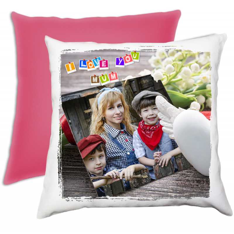 CUSCINO PERSONALIZZATO BICOLORE I LOVE YOU MUM CUSCINO PERSONALIZZATO BICOLORE I LOVE YOU MUM