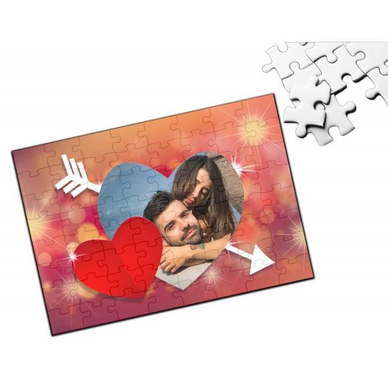 PUZZLE 96 TASSELLI PERSONALIZZATO CUORE CUPIDO PUZZLE 96 TASSELLI PERSONALIZZATO CUORE CUPIDO