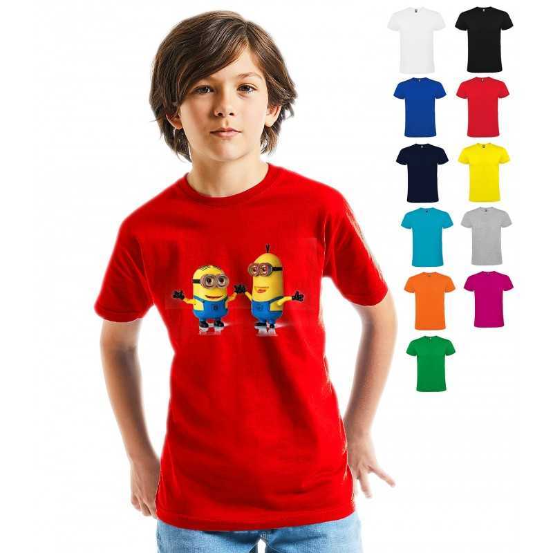 T-SHIRT COTONE BAMBINO PERSONALIZZATA FRONTE E RETRO T-SHIRT COTONE BAMBINO PERSONALIZZATA FRONTE E RETRO
