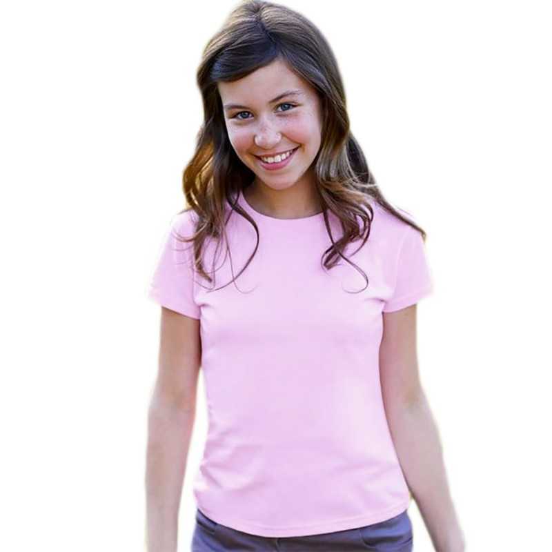 T-SHIRT BAMBINA BIMBA PURO COTONE FRONTE PERSONALIZZATA T-SHIRT BAMBINA BIMBA PURO COTONE FRONTE PERSONALIZZATA