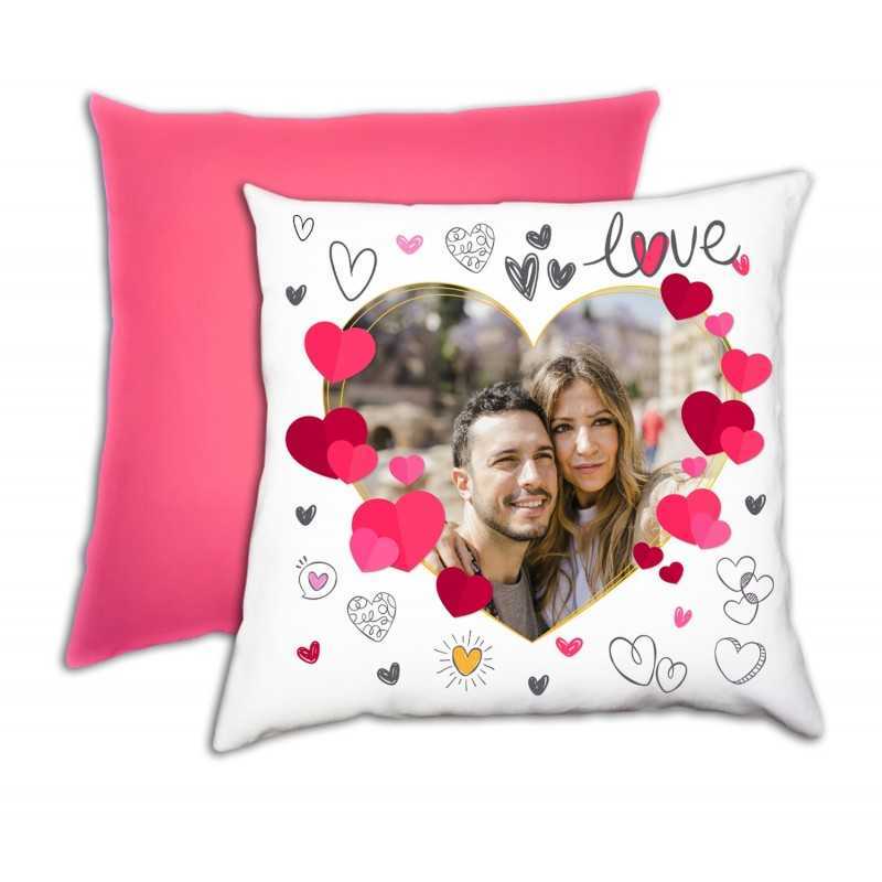 CUSCINO PERSONALIZZATO ROSA SAN VALENTINO CUSCINO PERSONALIZZATO ROSA SAN VALENTINO