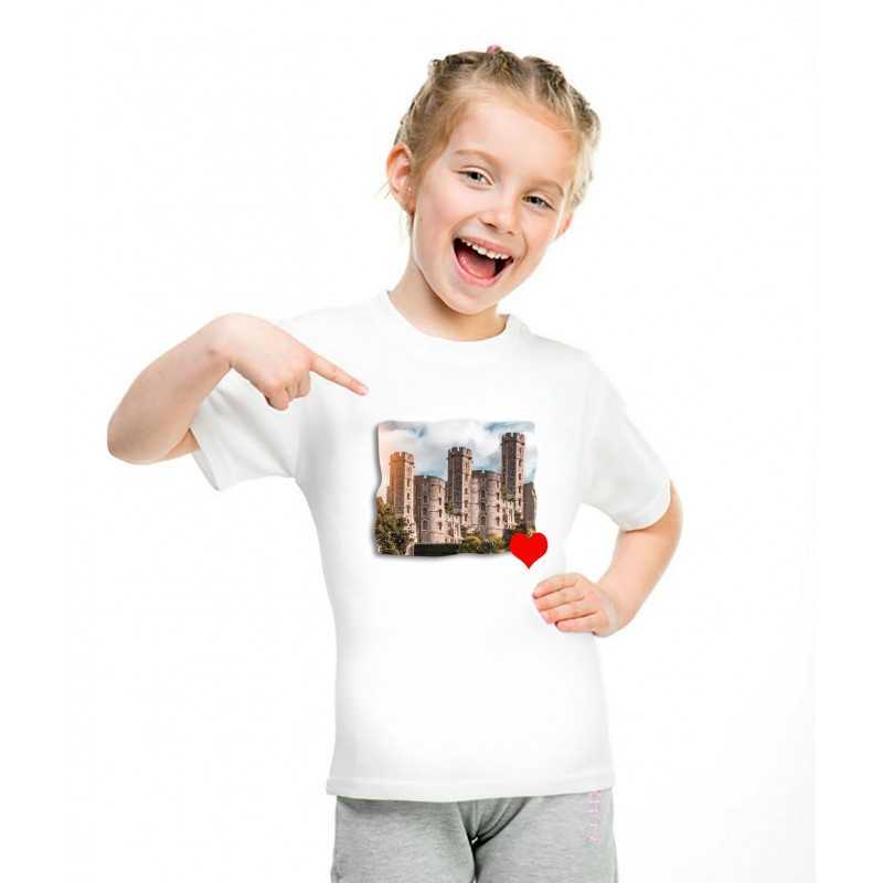 T-SHIRT BAMBINA FRONTE COTONE STAMPA PERSONALIZZATA T-SHIRT BAMBINA FRONTE COTONE STAMPA PERSONALIZZATA