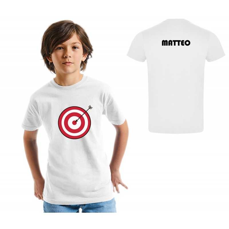 T-SHIRT IN PURO COTONE BAMBINO BIMBO FRONTE E RETRO BIANCO E COLORATO T-SHIRT IN PURO COTONE BAMBINO BIMBO FRONTE E RETRO BIANCO E COLORATO