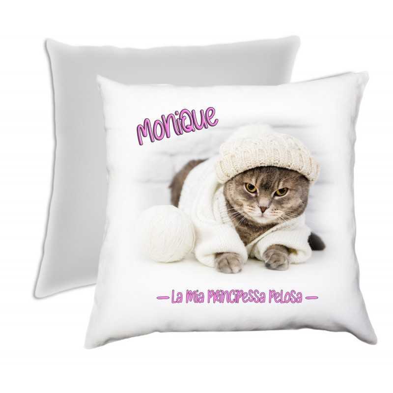 CUSCINO PERSONALIZZATO QUADRATO BIANCO BICOLORE CUSCINO PERSONALIZZATO QUADRATO BIANCO BICOLORE