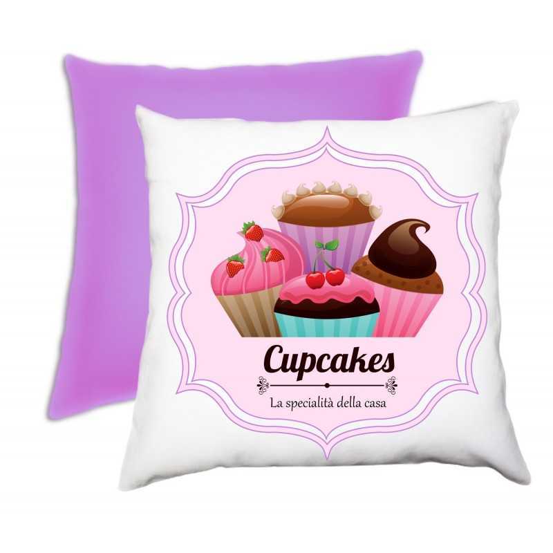 CUSCINO PERSONALIZZATO LILLA BICOLORE CUSCINO PERSONALIZZATO LILLA BICOLORE