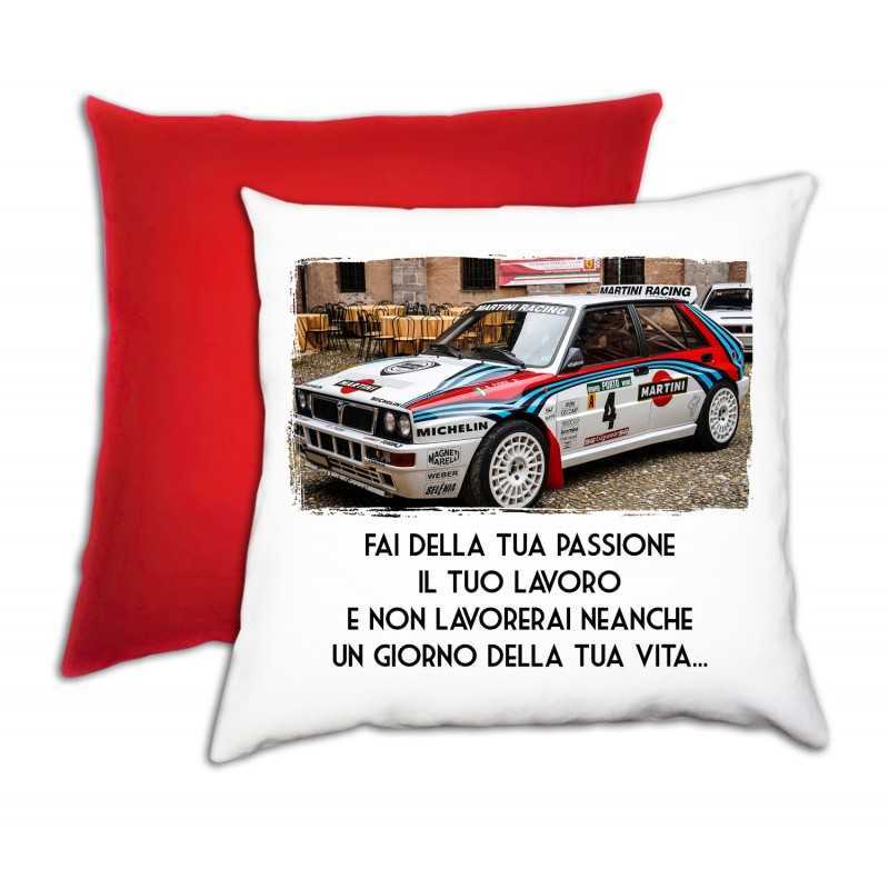 CUSCINO PERSONALIZZATO ROSSO BICOLORE CUSCINO PERSONALIZZATO ROSSO BICOLORE