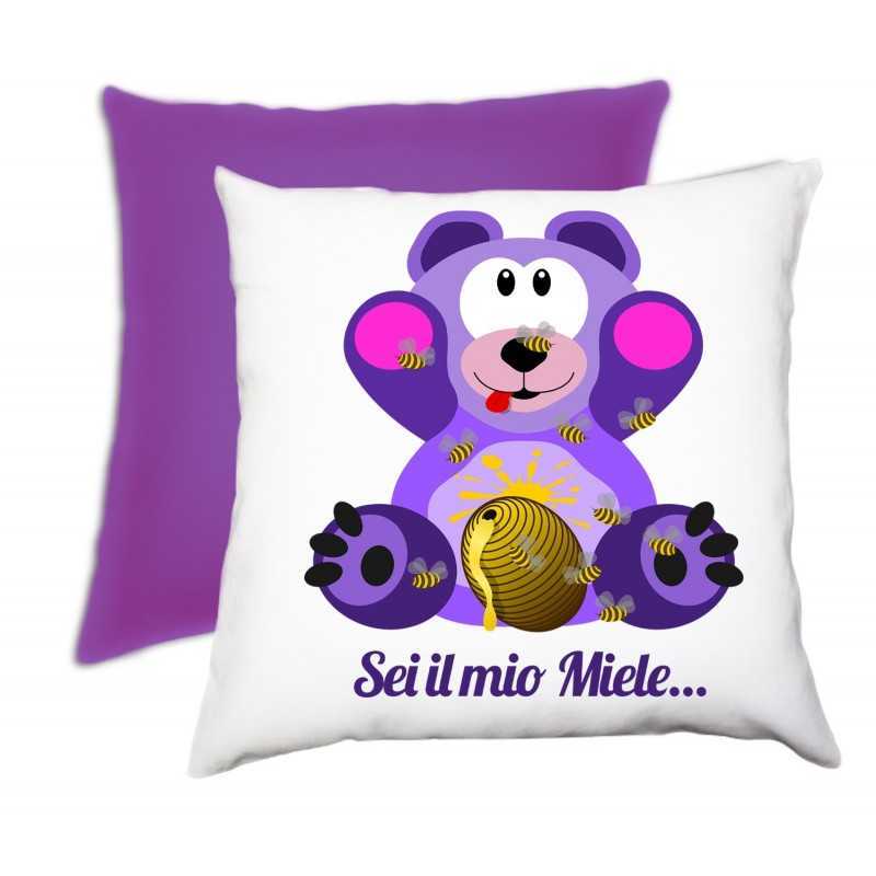 CUSCINO PERSONALIZZATO VIOLA BICOLORE CUSCINO PERSONALIZZATO VIOLA BICOLORE