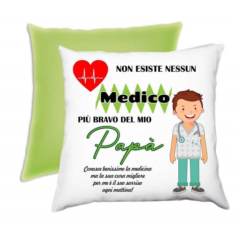 CUSCINO PERSONALIZZATO MEDICO FESTA DEL PAPÁ CUSCINO PERSONALIZZATO MEDICO FESTA DEL PAPÁ