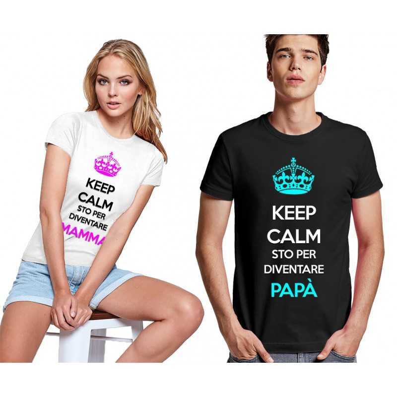 T-SHIRT PERSONALIZZATA COPPIA STO PER DIVENTARE PAPÀ T-SHIRT PERSONALIZZATA COPPIA STO PER DIVENTARE PAPÀ