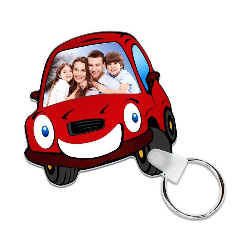 PORTACHIAVI PERSONALIZZATO FELTRO CON FOTO AUTOMOBILE PORTACHIAVI PERSONALIZZATO FELTRO CON FOTO AUTOMOBILE