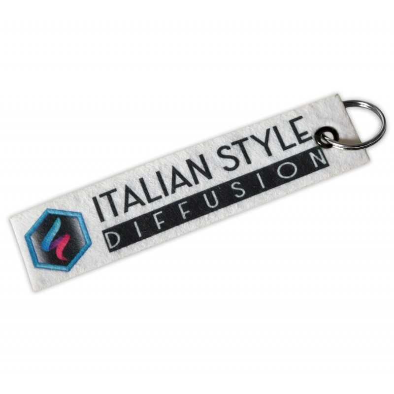 Portachiavi personalizzato tessuto Portachiavi personalizzato tessuto