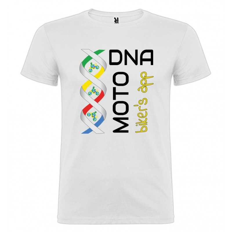 T-Shirt personalizzata DNA MOTO DOPPIA ELICA BIANCO T-Shirt personalizzata DNA MOTO DOPPIA ELICA BIANCO