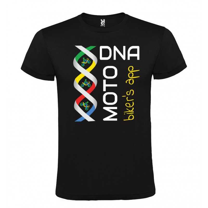 T-Shirt personalizzata DNA MOTO DOPPIA ELICA NERO T-Shirt personalizzata DNA MOTO DOPPIA ELICA NERO
