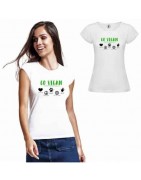 T-shirt personalizzate da donna con stampa o basiche